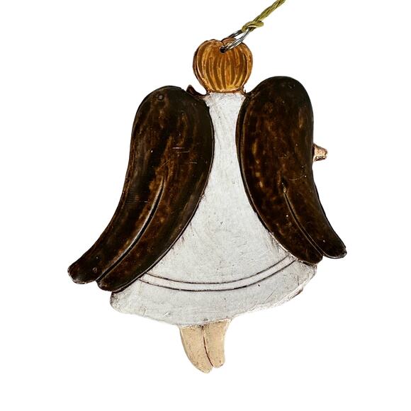 2 Hannah’s Handiworks - 1 Heart & 1 Star Angel Christmas Ornaments VG no tags - Picture 6 of 7